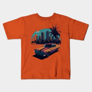 retro classic car old style Kids T-Shirt